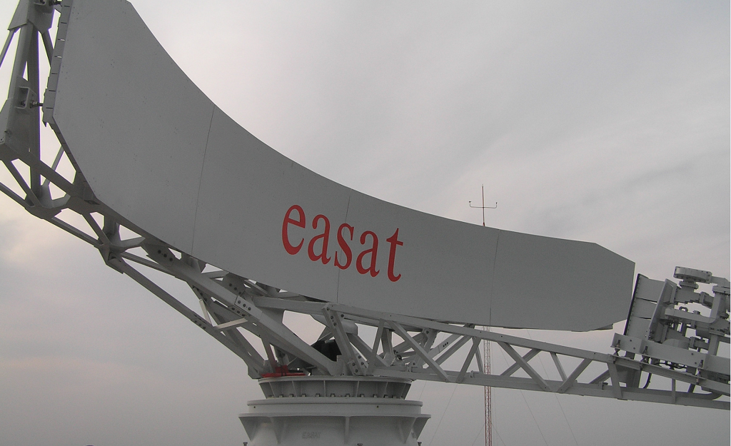 Easat combined X and S band radar antenna